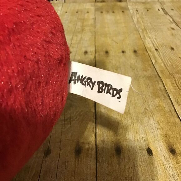 Rovio Angry Birds Red Bird Plush 8" Stuffed Toy No Sound by Commonwealth 2010 - Picture 7 of 7